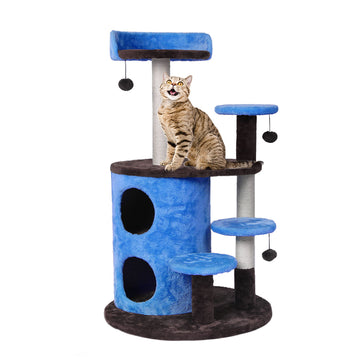 Cat Tree Tower Condo House Post Scratching Furniture Play Pet Activity Kitty Bed PaWz